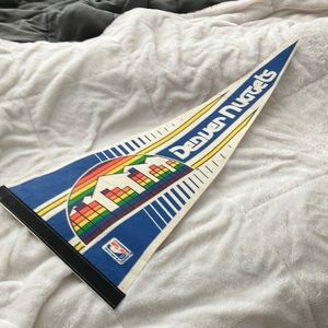Vintage Denver Nuggets pennant